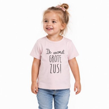 Aanbieding Shirtjes met Tekst Grote Zus